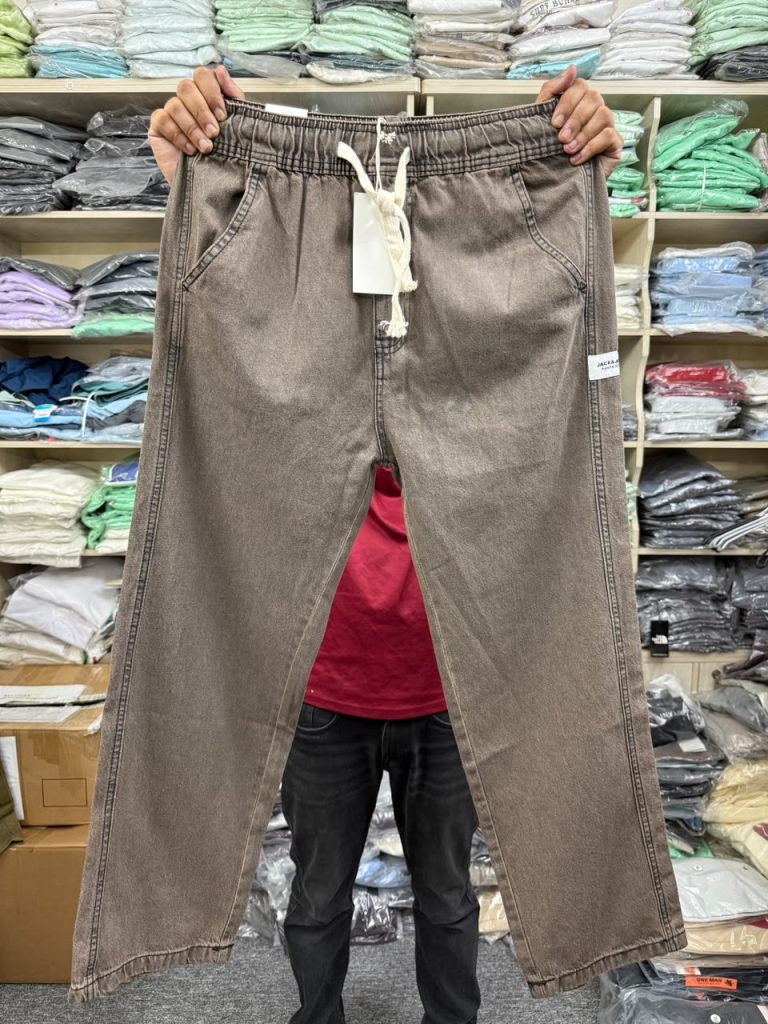 Denim Trouser- Coffee