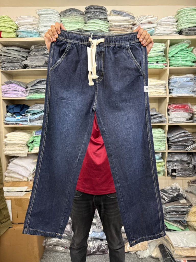 Denim Trouser-Raw denim Wash
